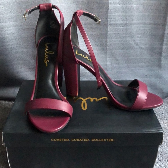 Lulus Shoes - Lulu’s Taylor wine size 8.5